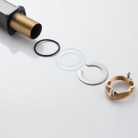 Смеситель для раковины Shevanik S9911T, оружейная сталь, артикул S9911T