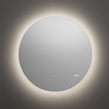 Зеркало, Decor Walther, Reflect 70 LED, круглое, ширина, мм-700, глубина, мм-25, высота, мм-700, тип установки-настенный, с подсветкой, тип освещения-светодиодная подсветка (LED), 3000-6000 К, функция антизапотевания, тип включения-сенсорный, артикул 0124800