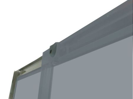 Душевой уголок Parly QZ71S 100х195 профиль Полированный алюминиевый стекло тонированное