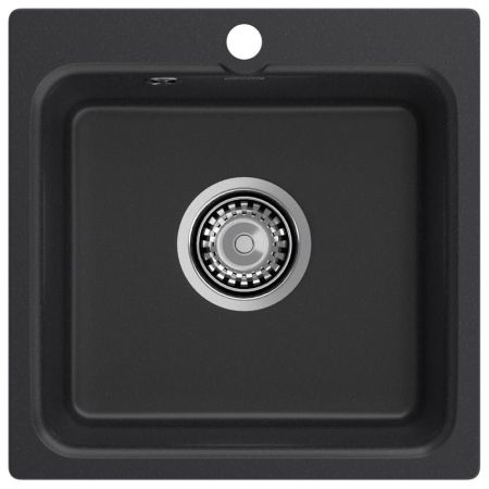 Кухонная мойка GranFest SMART 430, черный, артикул 430 черный