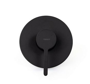 Emmevi Filobrass, однорычажный (со стержнем) встраиваемый смеситель для душа, цвет черный матовый