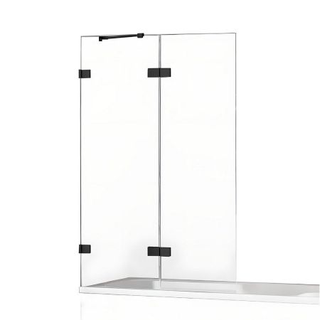 Шторка для ванны NEW TRENDY AVEXA 140 см EXK-1990 L (черный)