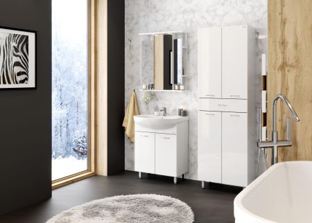 Тумба Onika Стелла 65 напольная, белая (ум. Стелла 65), артикул 106501