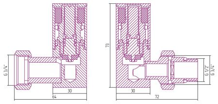 Вентиль 3D левый (цилиндр) G 1/2" НР х G 3/4" НГ (БЕЛЫЙ) Вентиль 3D левый (цилиндр) G 1/2" НР х G 3/4" НГ (БЕЛЫЙ)