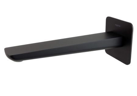 Излив для ванны 190 мм AQUATEK, матовый черный AQ1041MB ВЕГА, артикул AQ1041MB