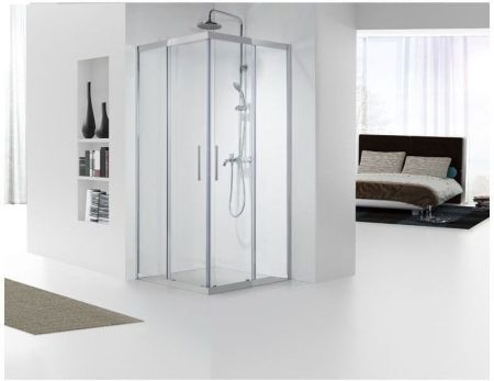 Душевой уголок Aquanet Delta Cube NPE1142 90x90, прозрачное стекло, артикул 00183212