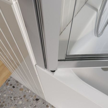 LUCE-VF-11-80/145-C-Cr Душевая шторка на ванну, артикул LUCE-VF-11-80/145-C-Cr