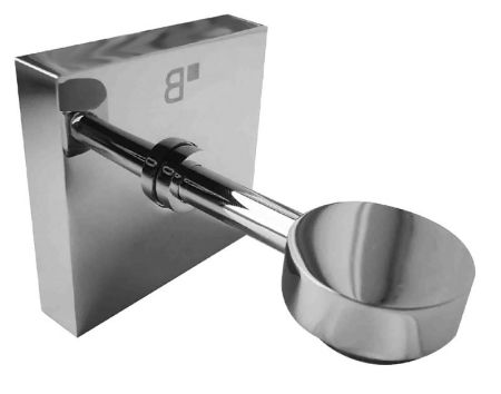 Мыльница Beta магнитная 55x55x70мм, хром, артикул 132108202