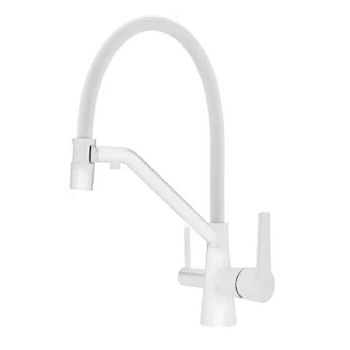 Смеситель для кухни с подключением фильтра Raglo R80.62.08, белый