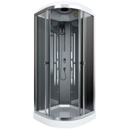 Душевая кабина Arcus AS-101-9 90x90 профиль Хром стекла Серые тонированные