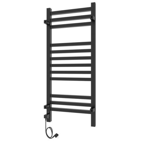 Полотенцесушитель электро "Астор ЧКЧ12 350х900", черный муар, правый