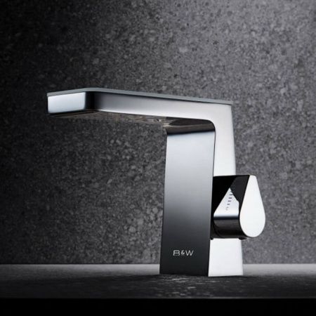 Смеситель для раковины Black&White Universe U7320 Хром Белый матовый