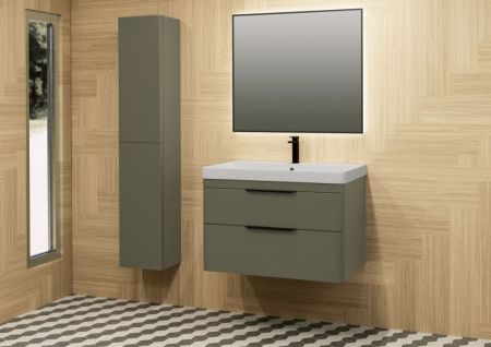 Комплект мебели IBX Round, 2 ящика 1050 мм, цвет белый глянцевый лак, артикул Round/2/1050/BLANCOG