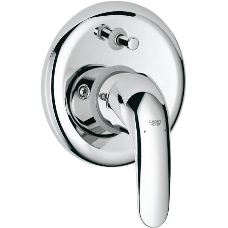 Смеситель для ванны GROHE Euroeco (внешняя и встраиваемая части), хром (32747000), артикул 32747000