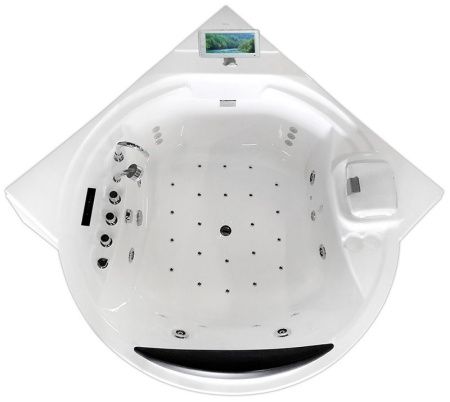 Акриловая ванна Gemy G9071 II O 181х181 с гидромассажем