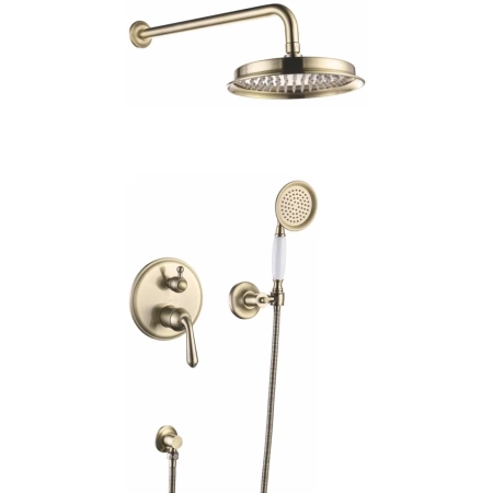 Душевая система встраиваемая Rose R0235Q, бронза, артикул R0235Q