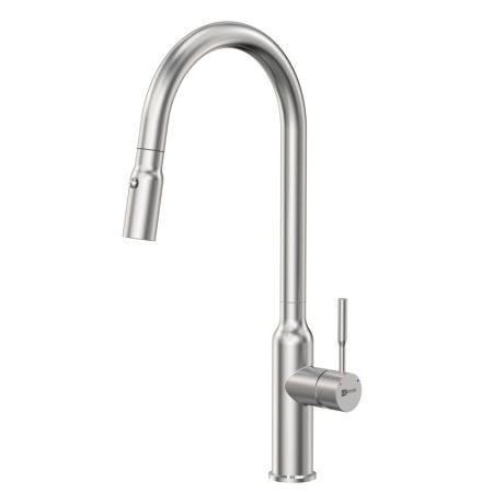 Смеситель Lemark Expert для кухни с вытягивающимся поворотным изливом (LM5086S), артикул LM5086S