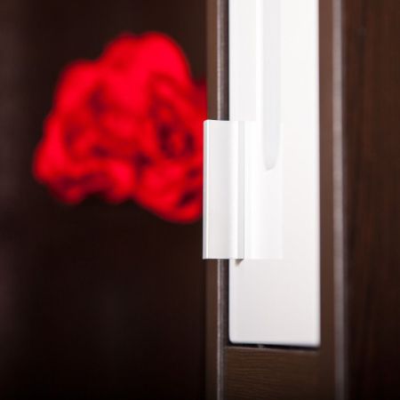 Зеркало со шкафом Бриклаер БАЛИ 90 см правое, венге/белый, артикул 4627125411861