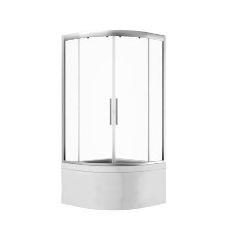 W90G-401A090WT Gem Deep душевое ограждение 90х90,стекло прозрачное,профиль мат. серебро,без поддона, артикул W90G-401A090WT