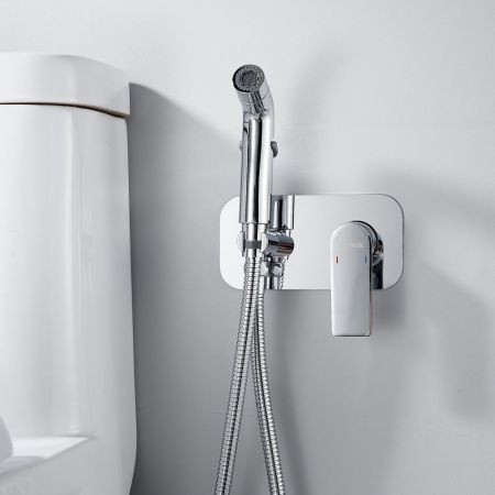 Гигиенический душ со смесителем Shevanik S4105, хром