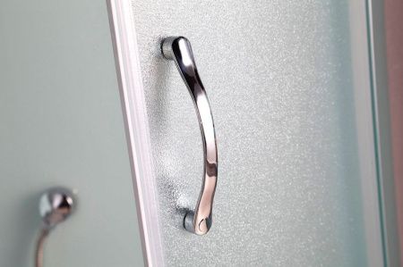 Душевой уголок Erlit Comfort ER0510T 100x100 профиль Матовый хром стекло матовое