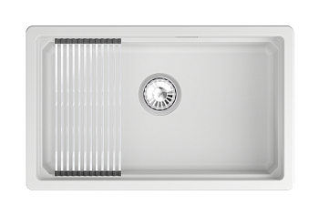 Кухонная мойка GRANULA кварц (7303iU, АРКТИК)