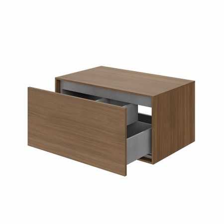 Тумба ATOLLO напольная/подвесная с ящиком 80, деревянная, артикул AT.80\WD