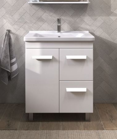 Тумба под раковину напольная VIGO Nova tn.NOV.MIR.70.1D.2Y, 70 см, артикул tn.NOV.MIR.70.1D.2Y