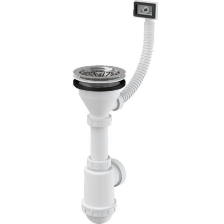 Сифон для кухонной мойки Alcaplast A447-DN50/40 Белый, артикул A447-DN50/40