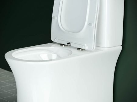 Напольная пристенная чаша унитаза STAR Rimless, артикул CN1904-B