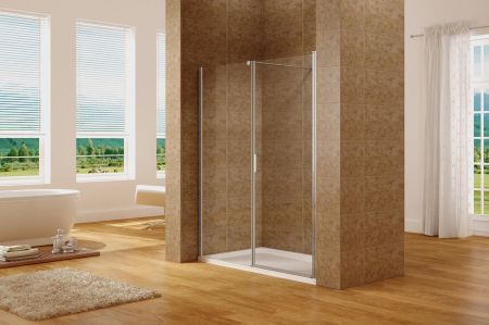 Душевая дверь Aquanet Cinetic AE12-N-80H190U-CT 800, прозрачное стекло, артикул AE12-N-80H190U-CT