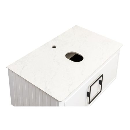 Тумба под раковину подвесная La Fenice Cubo FNC-01-CUB-B-90, белая, артикул FNC-01-CUB-B-90