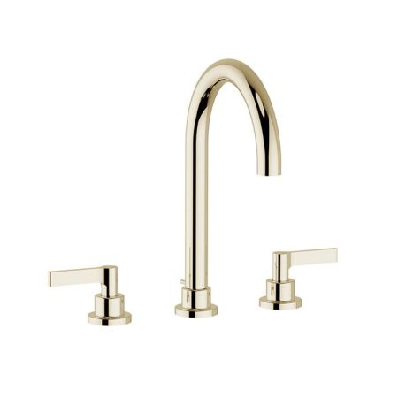 CISAL Grace Смеситель для раковины на 3 отв, с донным клапаном, цвет OroSpazzolato, артикул GL0010602W