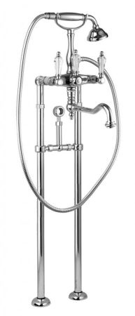 Напольный смеситель для ванны с ручным душем CEZARES DIAMOND-VDPS2