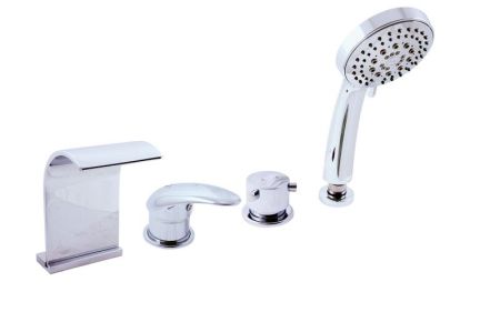 Смеситель на борт ванны Rav Slezak Dunaj D467.5P Хром, артикул D467.5P