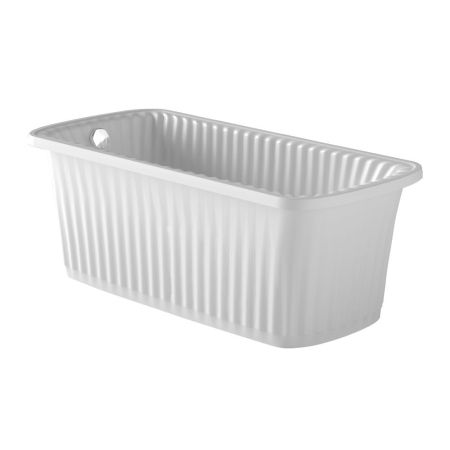 OLIVIA PANELLO Ванна 174x83хH66 см. белая, панель белая, слив/перелив хром, артикул 24253