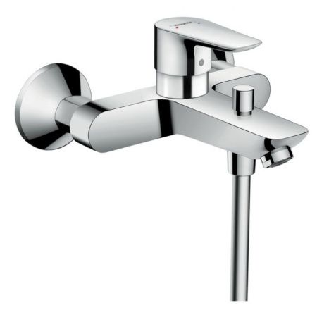 Смеситель для ванны и душа, Hansgrohe, Talis E, тип открывания воды-однорычажный, тип регулирования воды-керамический узел смешивания, тип установки-настенный, отверстия для монтажа-2, вынос излива, мм-194, тип излива-неподвижный, комплектация-с шумопогло Смеситель для ванны и душа, Hansgrohe, Talis E, тип открывания воды-однорычажный, тип регулирования воды-керамический узел смешивания, тип установки-настенный, отверстия для монтажа-2, вынос излива, мм-194, тип излива-неподвижный, комплектация-с шумопогло