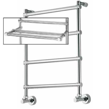 Водяной полотенцесушитель Margaroli Sole 442-6 с полкой Хром, артикул 4424706CRP