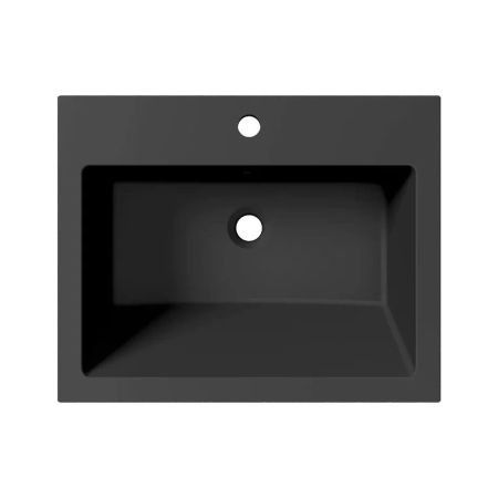 Раковина Paola Nero 600 ST-B, черный, артикул Nero 600 ST-B