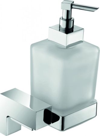 Sanibano Elegance, настенный стеклянный дозатор, цвет хром, артикул H8700/11CR