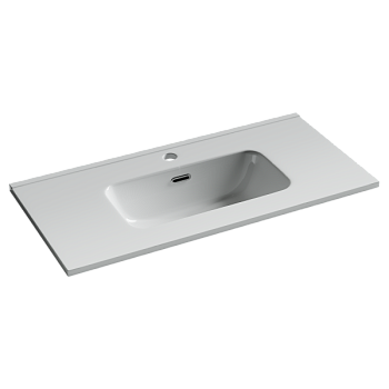 CN7026 Раковина мебельная накладная Компакт (Compact) 810x395x170, цвет белый