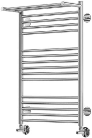 Водяной полотенцесушитель Terminus Аврора П16 500х780 4660059582368 с полкой Хром