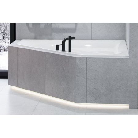 Смеситель на борт ванны EXCELLENT Pi AREX.1233BL (черный мат), артикул AREX.1233BL