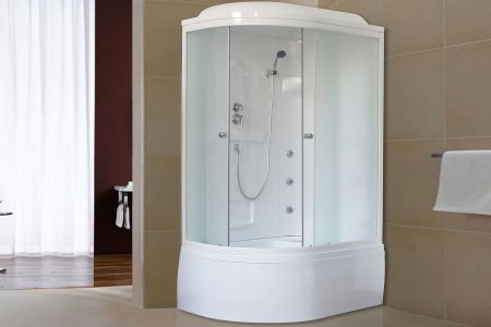 Душевая кабина Royal Bath RB 8120BK2-M (матовое) правая, артикул RB8120BK2-M-R