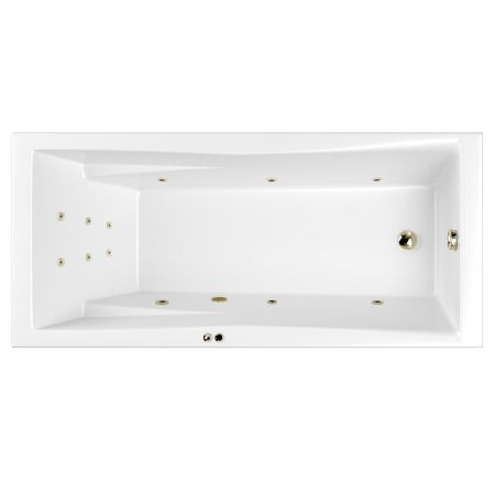 Ванна WHITECROSS Palace 180x80 "LINE" (бронза), артикул 0104.180080.100.LINE.BR