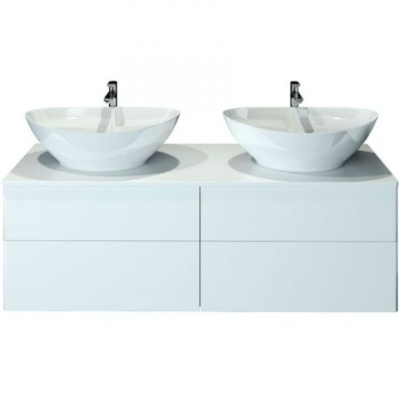 Тумба с раковиной Orange Otto 130 Ot-130TuMDF+G56 Белая, артикул Ot-130TuMDF+G56