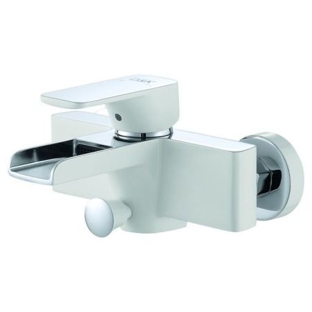 Смеситель для ванны D&K Berlin Steinbeis DA1433516 Хром Белый, артикул DA1433516