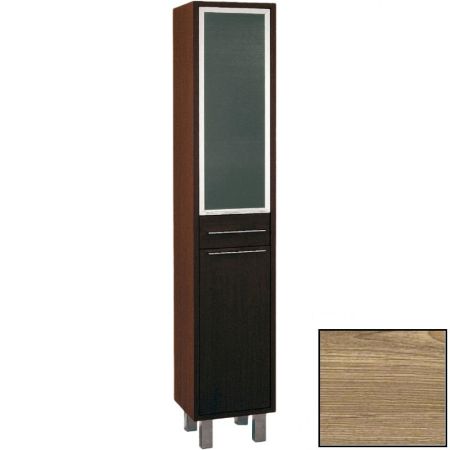 Шкаф пенал SanVit Квадро/Новелла 36 pkvad с фактурой под дерево Карпатская ель