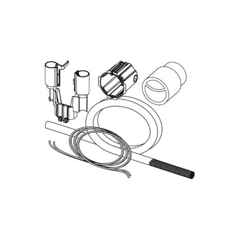 Комплект подключения пневматической панели смыва для бачка Octa, артикул 9240977