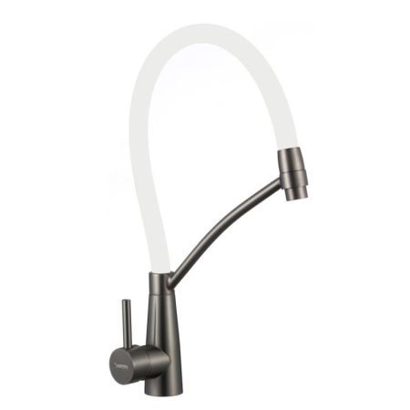 Смеситель для кухни с гибким изливом Fmark FS8255Q-02, графит